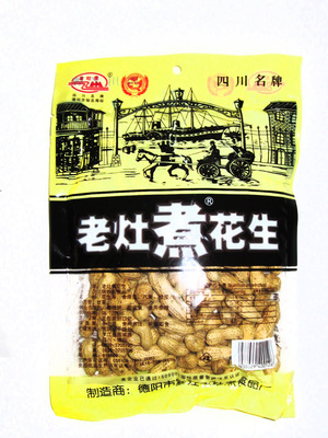 【供應 320g老灶煮花生 休閑食品 小吃 重慶批發】價格,廠家,圖片,其他休閑與焙烤食品,江北區傳奇食品經營部-