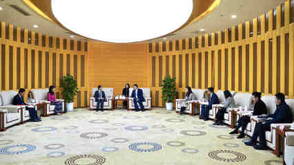 章勇武主任會見緬甸駐重慶新任總領事敦特林